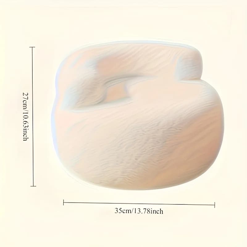 Canapé rond avec rangement – Chaise et tabouret double fonction peu encombrant, siège coussin doux e