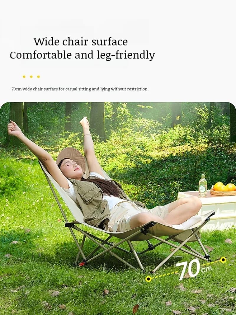 Chaise de bureau Portable tabouret réglable Camping pêche chaise de loisirs pause déjeuner dos lune 