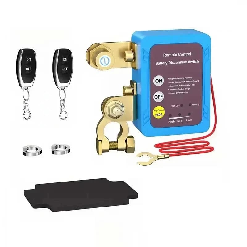 Interrupteur de déconnexion de batterie 12V 240A, interrupteur d'arrêt, interrupteur de coupure, int