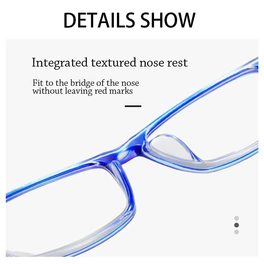 Lunettes de lecture anti-lumière bleue multifocales, lunettes progressives, blocage des rayons bleus