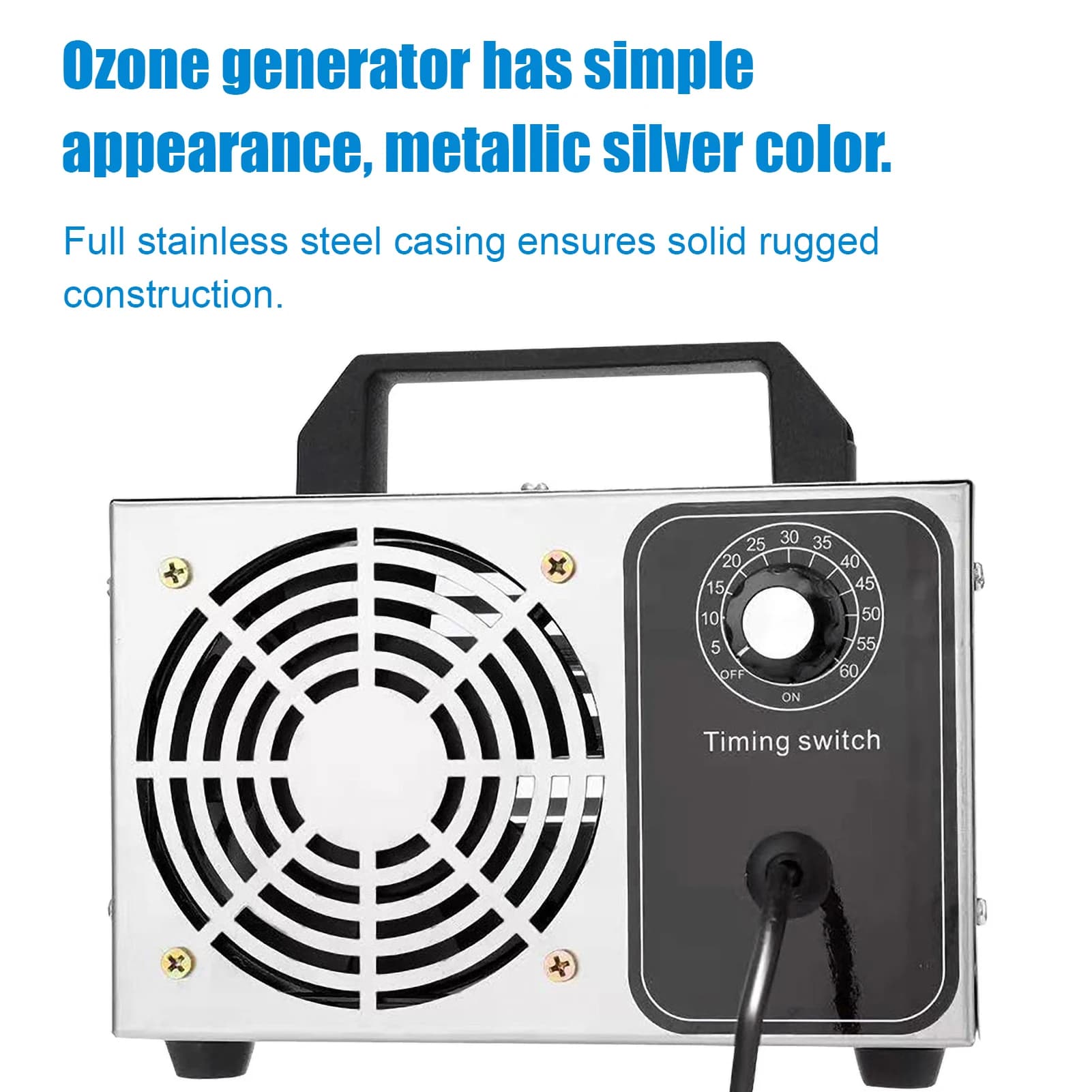 Générateur d'ozone 32 g/h, Machine à l'ozone, purificateur d'air O3, désodorisant pour la maison, la