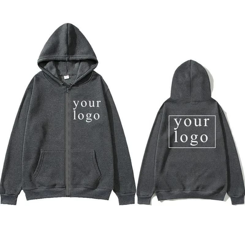 Cardigan à Capuche pour Homme et Femme, avec Logo/Image de Marque Personnalisé, Nouveau Design à la 
