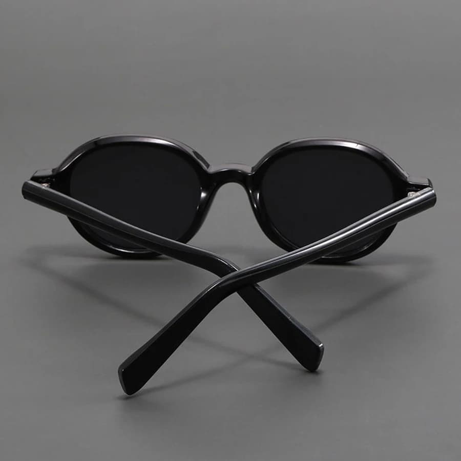 Lunettes ovales à monture en plastique pour hommes/femmes, 5 pièces, style Boho, personnalité, mode,