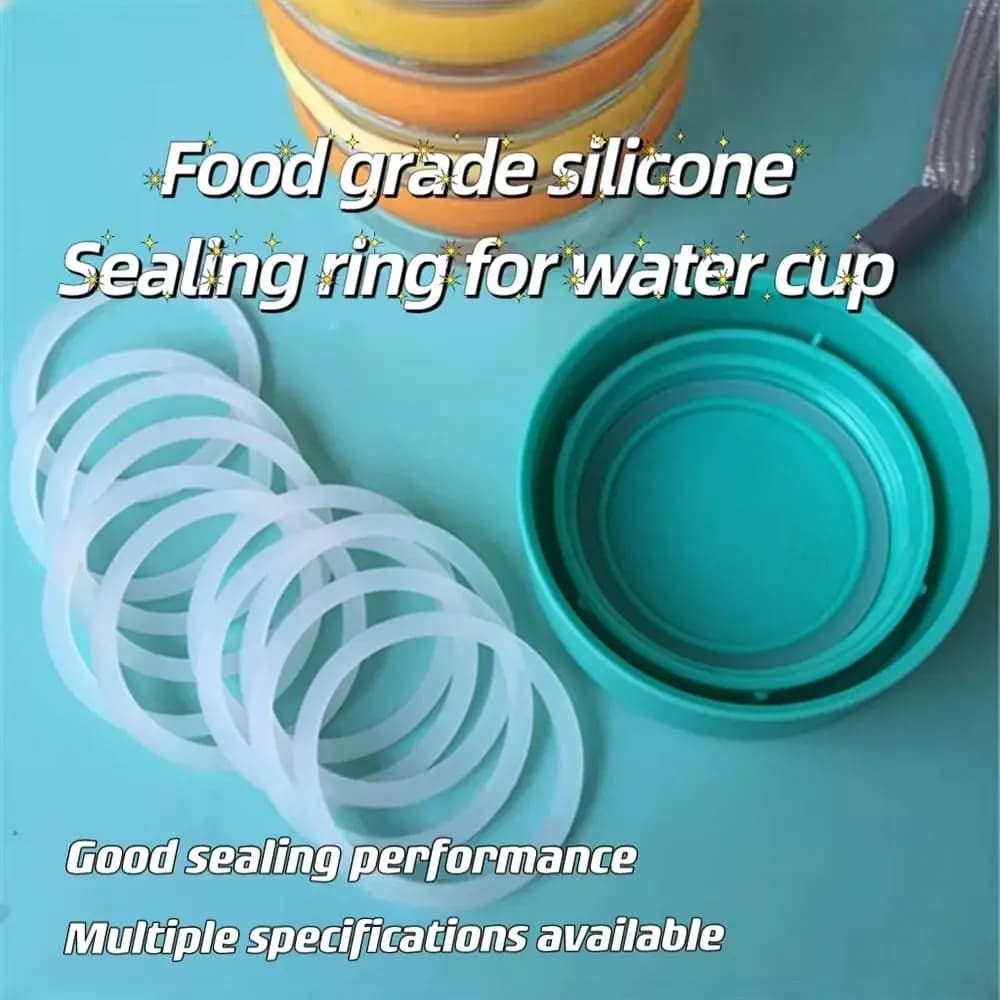 Anneau de banc en silicone étanche pour tasse d'isolation, accessoire de tasse à eau, joint étanche,