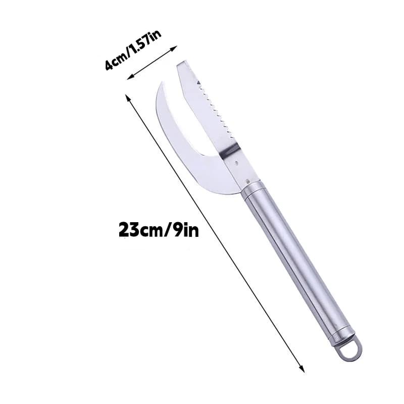Brosse à peau de poisson 2 en 1, élimine rapide, grattoir à écailles de poisson, outil de raboteuse,