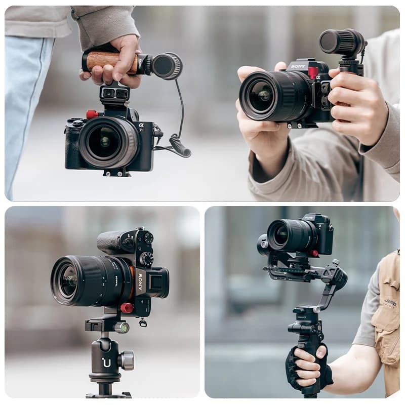 Kit de plaque de montage horizontal-vertical rotatif S-63 Arca Ulanzi pour appareil photo reflex num