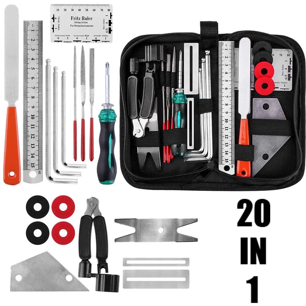 JECare-Kit d'outils de réparation et d'entretien, 3 en 1, enrouleur de ficelle, action de chute, règ