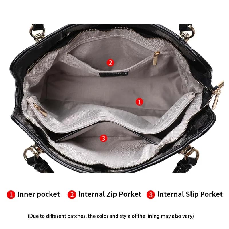 Aidrani – sac à main de luxe léger en cuir de vache pour femmes, fourre-tout noir polyvalent pour to