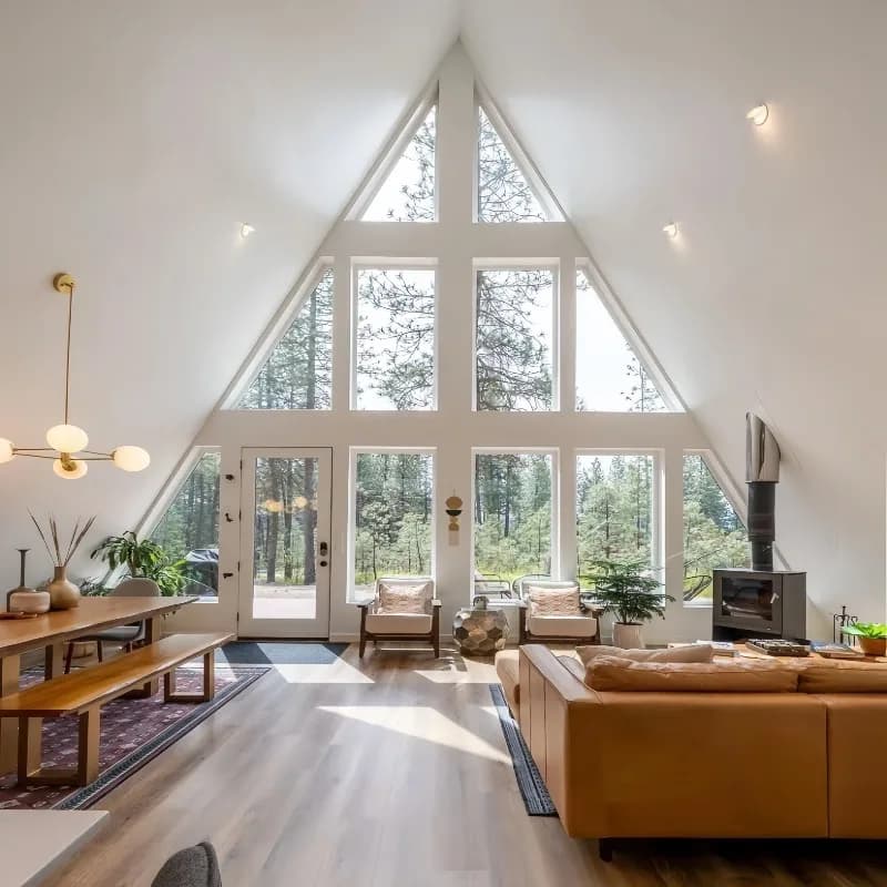 Conteneur à Structure en forme de Triangle, petite cabine, petite maison, conteneur triangulaire, ca