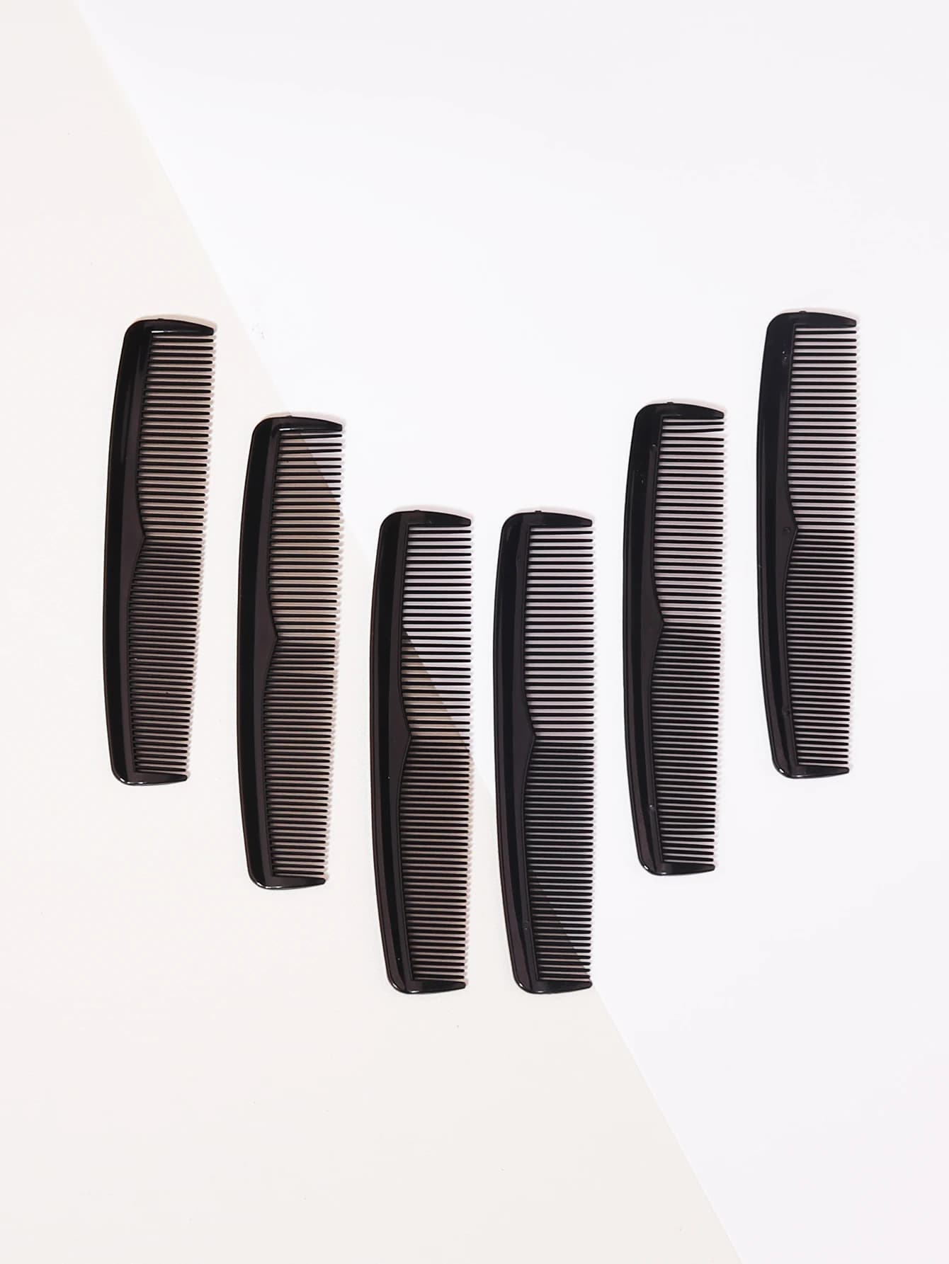 Peignes à cheveux à dents denses, antistatiques, portables, en plastique, double face, pour salon, o