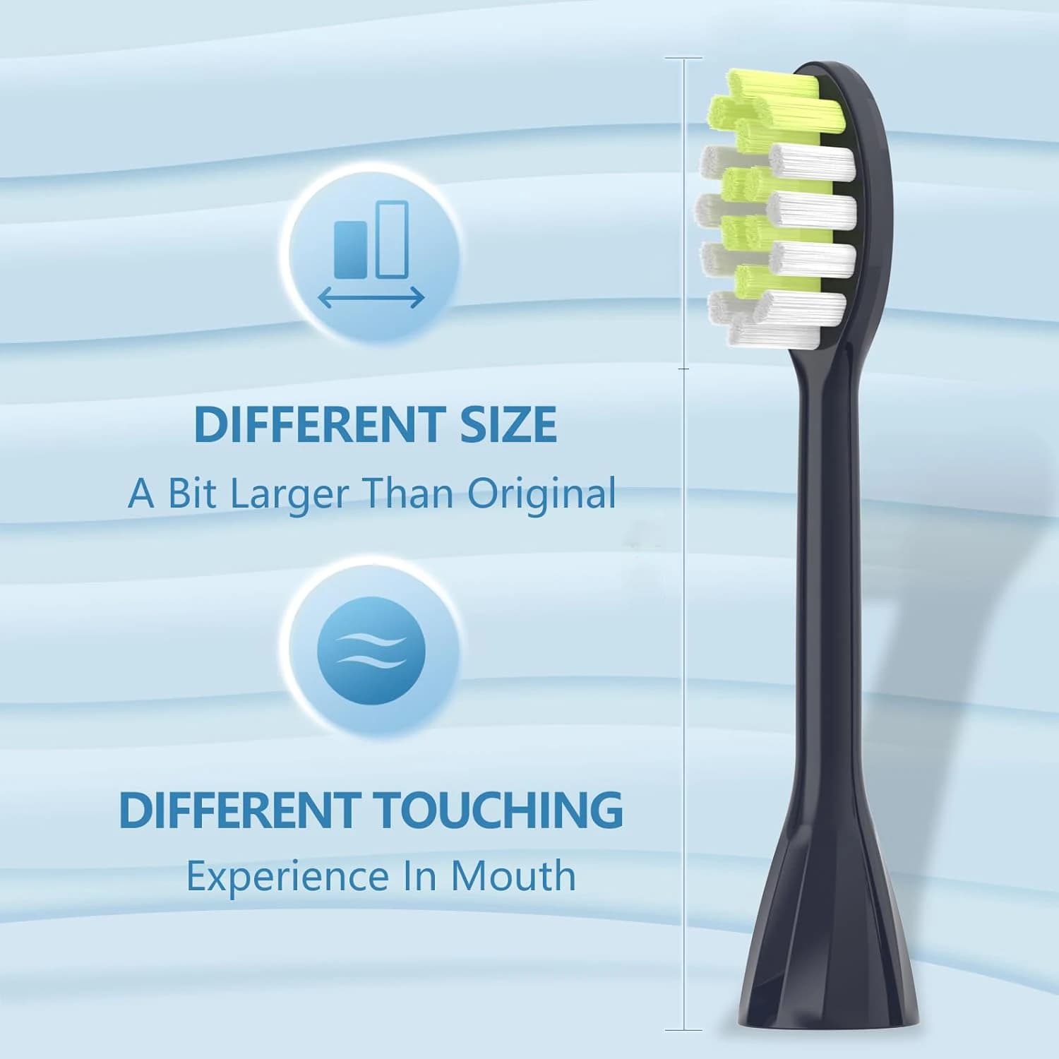 Lot de 4/6/8 têtes de brosse à dents de rechange compatibles avec la brosse à dents électrique Ph On