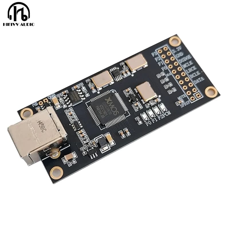 Streamer Audio Bottles FI USB Radiator Sound Card, XMOS XU308 Amplifier, DIY Decoding USB to I2S Dig