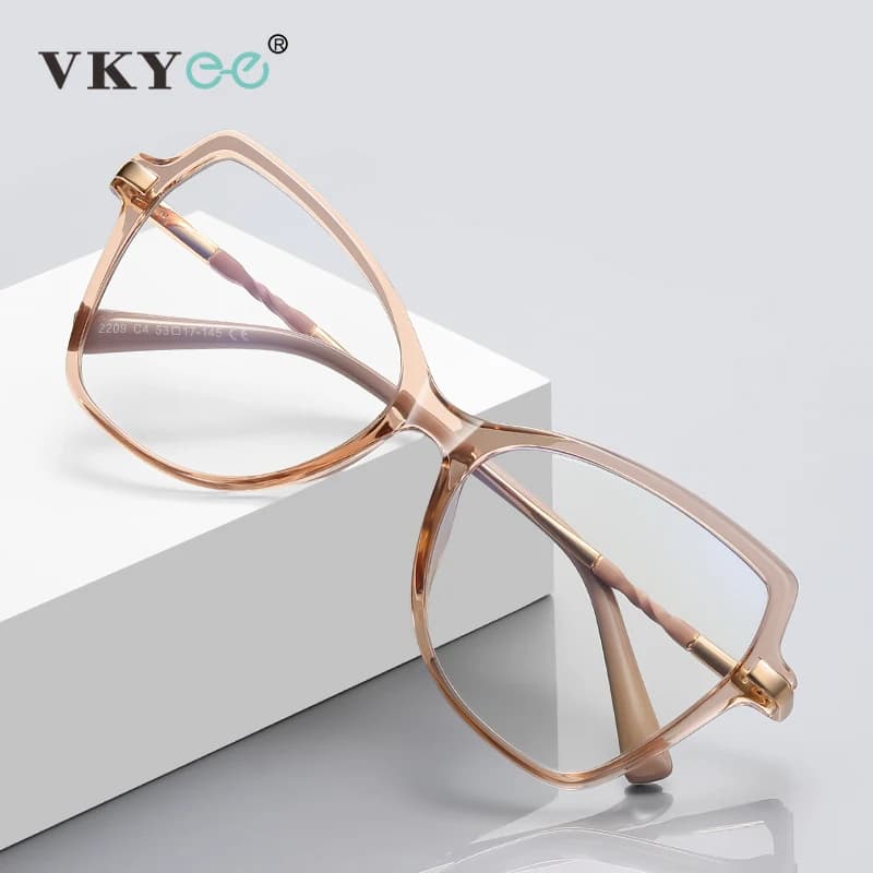 VICKY grande mode papillon conception lunettes montures femmes Anti-lumière bleue lunettes de lectur