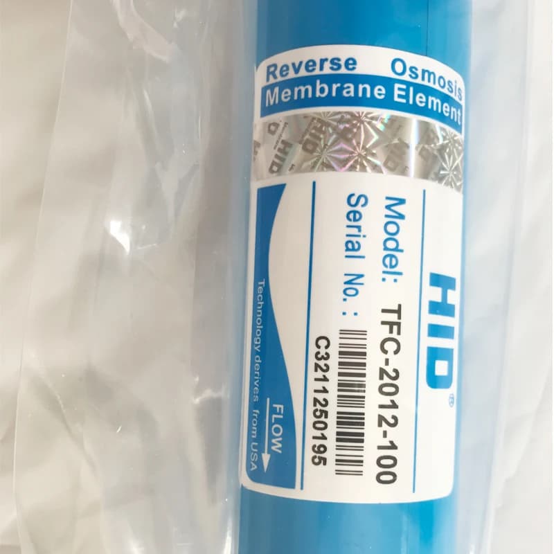 Membrane HID TFC 2012- 100 GPD RO pour filtre à eau à 5 étages, traitement du purificateur, système 