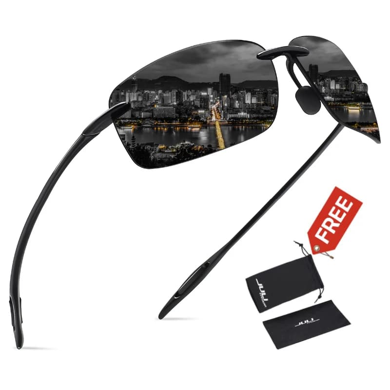 Prévention Jcorde I-Lunettes de soleil de sport Tr90 pour homme et femme, monture sans bords pour co