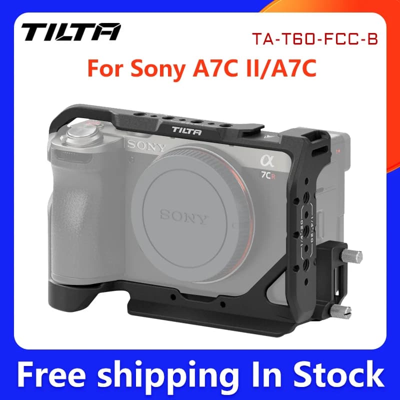 Tilta TA-T60-FCC-B Cage de caméra complète pour Sony A7C II/A7CR pour Sony A7 C 2 R TA-T60-HCC-TG de