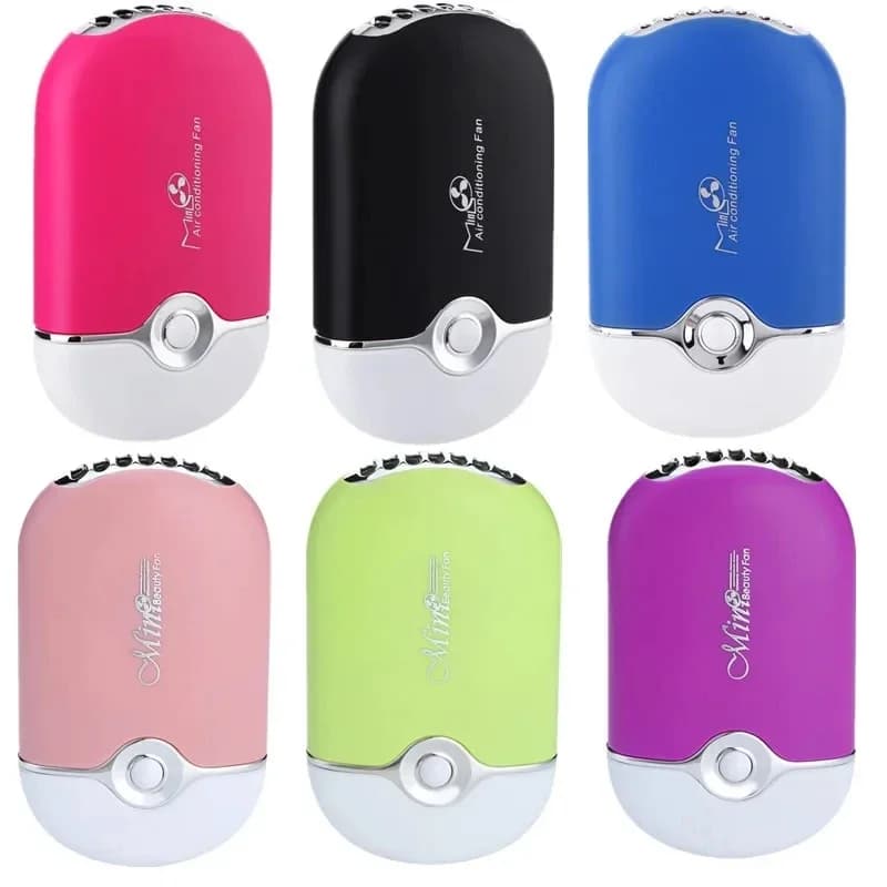 Nouveau USB Mini ventilateur climatisation ventilateur USB ventilateur de charge cils sèche-cheveux 