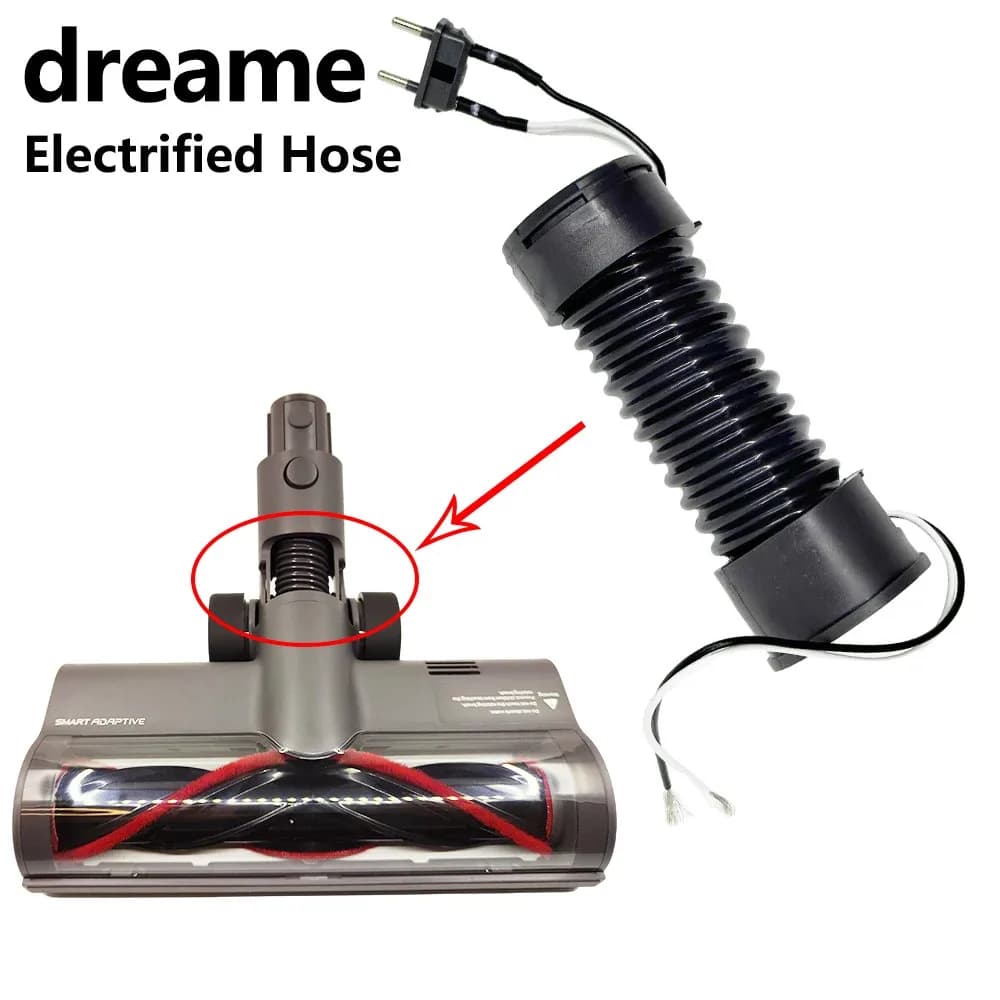 Dreame – brosse de sol originale, accessoires de réparation de brosse à tapis, tuyau électrifié pour
