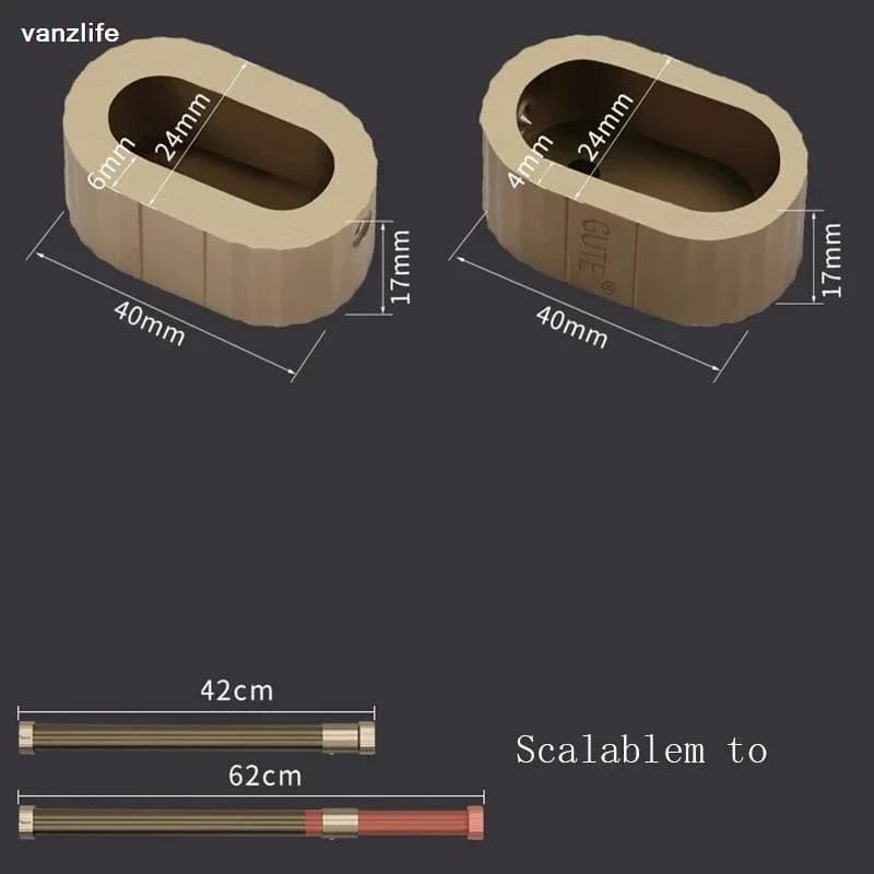 Vanzlife – tringle à vêtements extensible en acier inoxydable, utile, réglable, pour placard, rideau