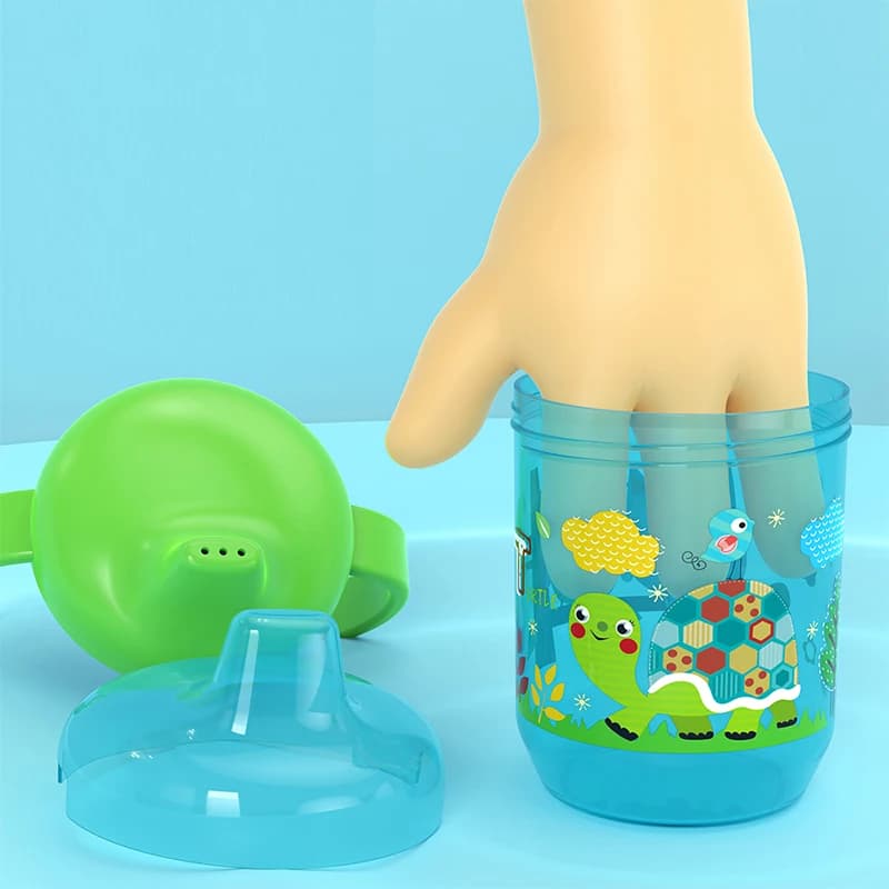 Tasse à boire en bec de canard pour bébé, 1 pièce, tasse à bouche large, tasse d'apprentissage pour 