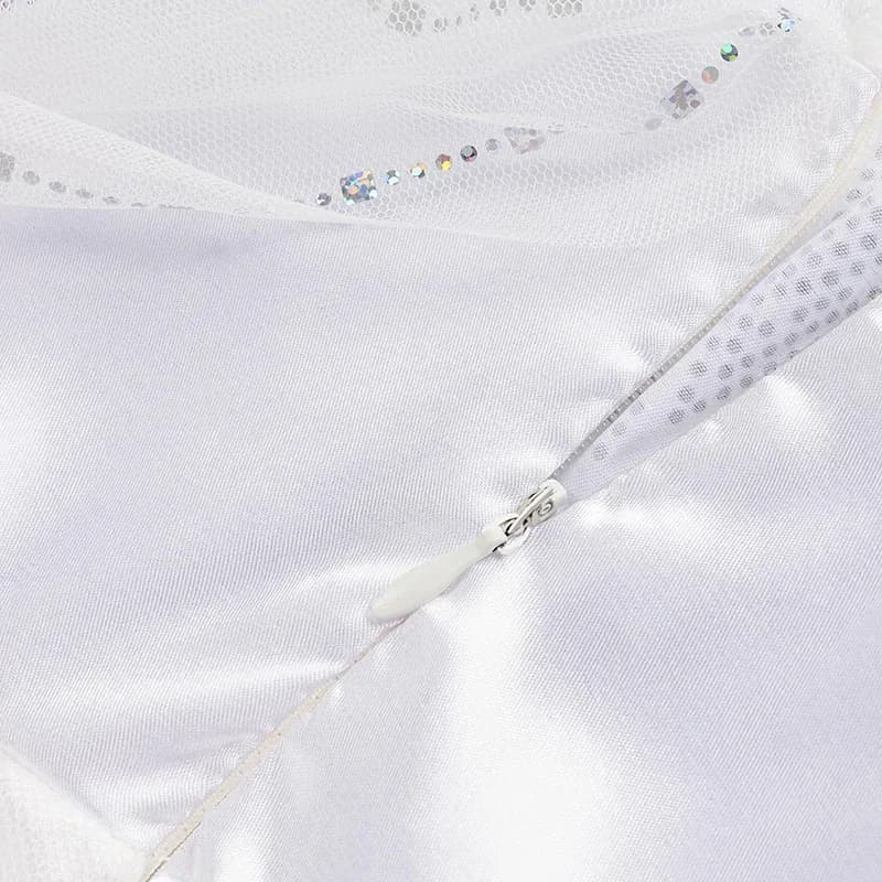 Robes de princesse Elsa blanches Disney la reine des neiges 2, tenue reine des neiges, Cosplay, fête