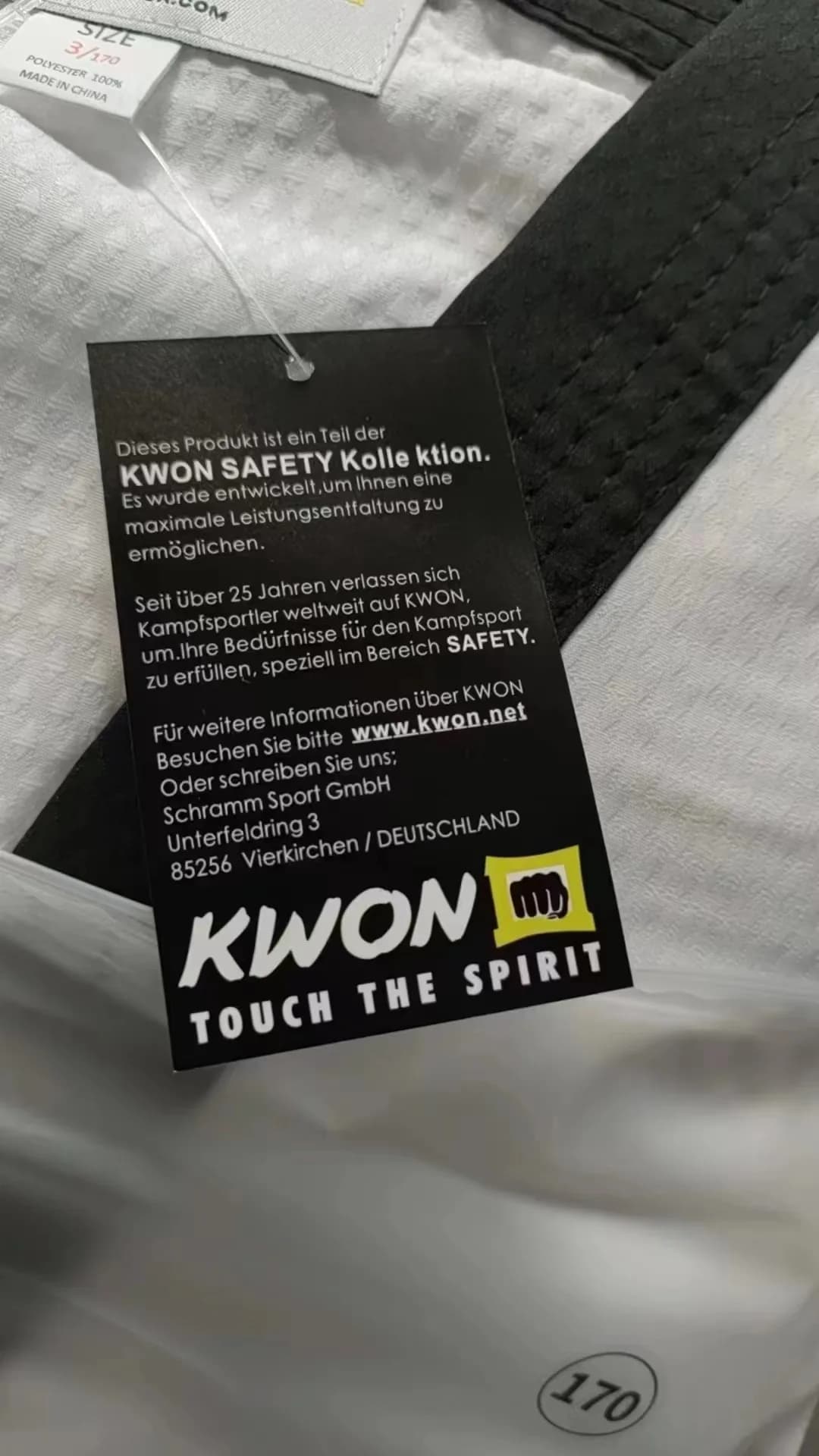 Uniformes de taekwondo KWON à séchage rapide, droboks de taekwondo super légers, grande taille 200cm