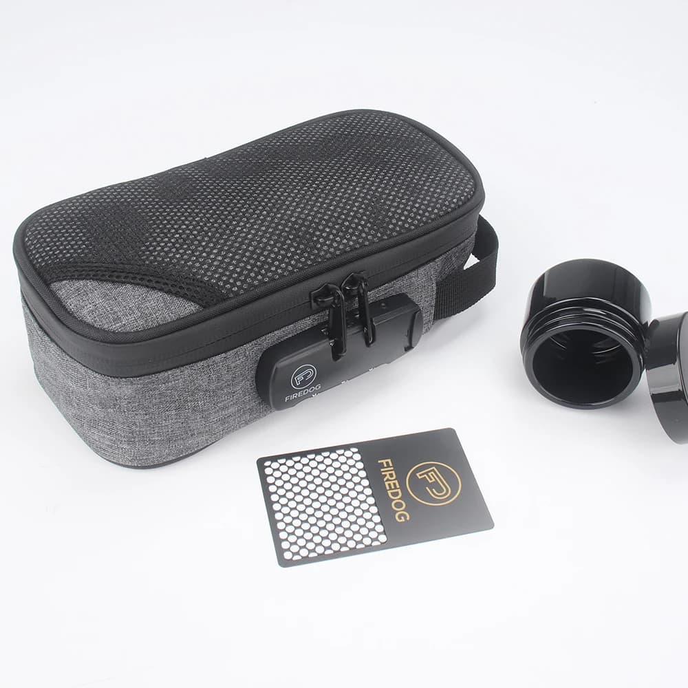 FIREDOG Sac de tuyau anti-odeur avec étui pour bouteille de pot à serrure à combinaison
