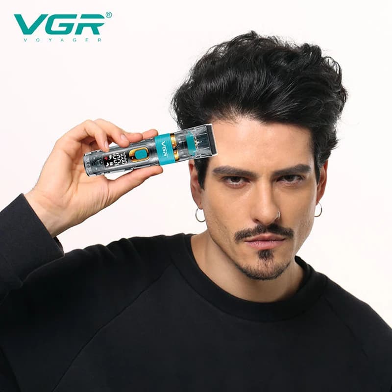 Original VGR tondeuse à cheveux professionnelle sans fil barbier tondeuse à cheveux pour hommes lava