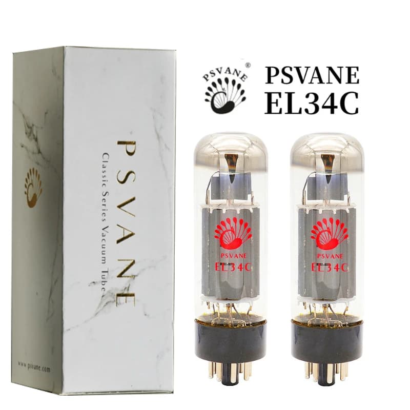 PSVANE EL34C Tubes Audio HIFI Tube à vide remplace EL34 EL34B 5881 6L6G 6CA7 6P3P KT77 précision d'u
