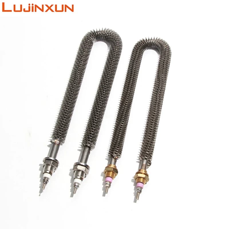 LUJINXUN-Chauffage à air tubulaire à ailettes de type U, 152, 304SS, 0,8 KW, 1KW, 1,2 KW, 1,5 KW, 2K