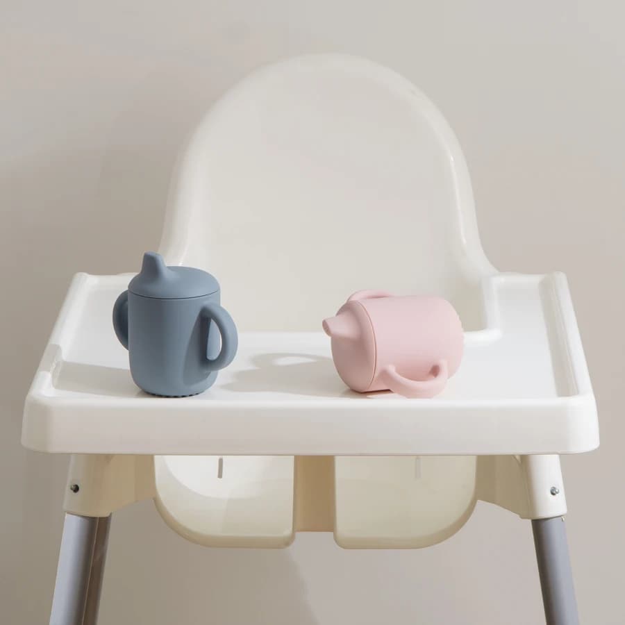 Gobelets d'alimentation en Silicone pour bébés et jeunes enfants, 1 pièce, apprentissage Portable, t