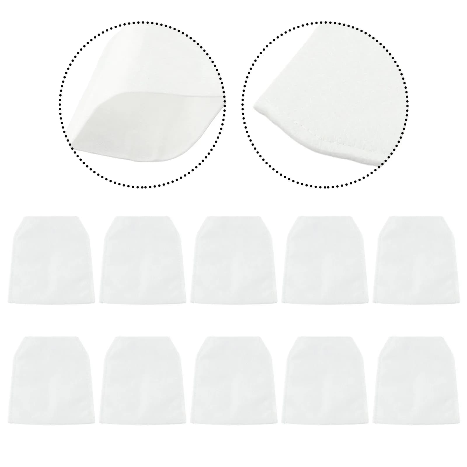 Sacs de filtres en tissu pour aspirateur Makita CL106 CL183 DCL180 CL060, 10 pièces, accessoires de 