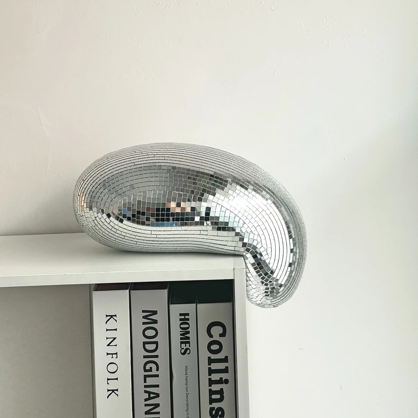 Boule disco fondue Décoration d'intérieur moderne Boule miroir faite à la main Décoration de pièce e