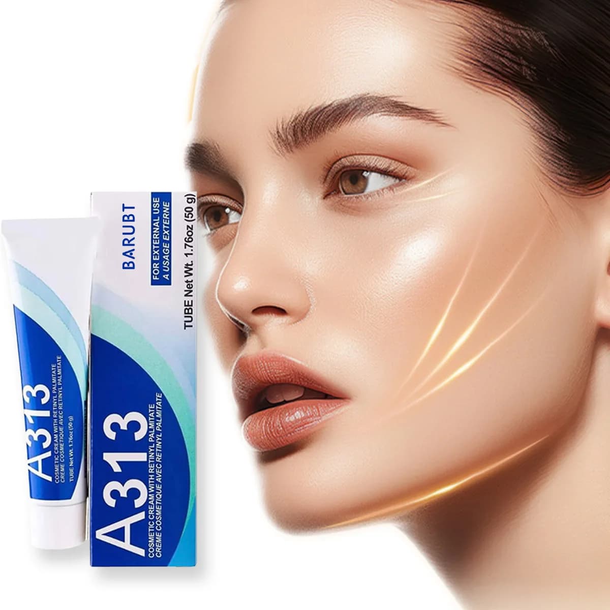 Crème au rétinol à la vitamine A A313 Resserre, soulever, adoucit et hydrate la peau, hydratant pour