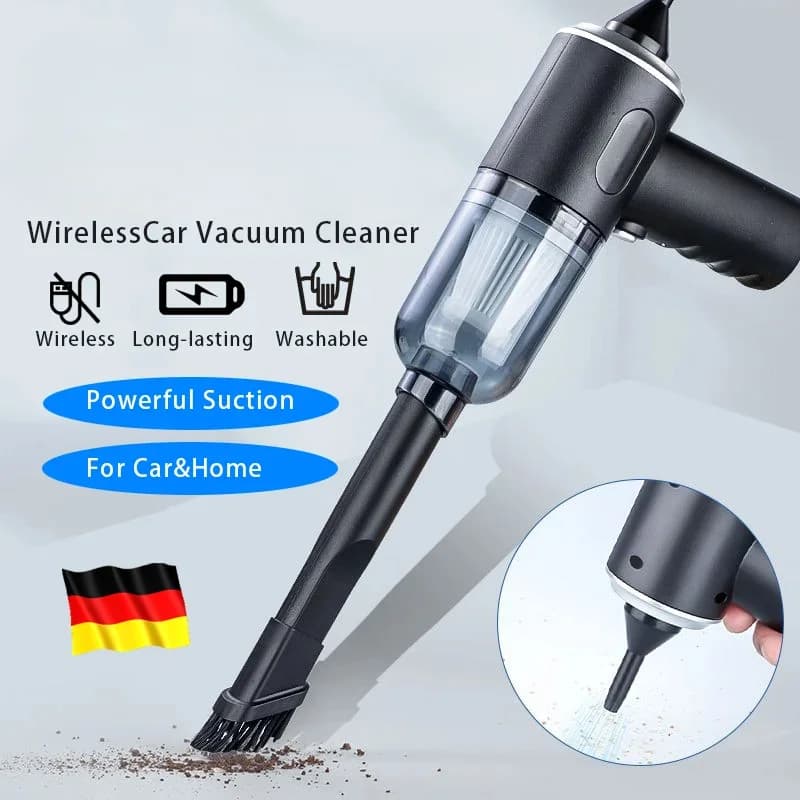 Aspirateur de voiture sans fil 9000Pa, chargement USB, appareil de nettoyage Portable 1200mAh, Mini 