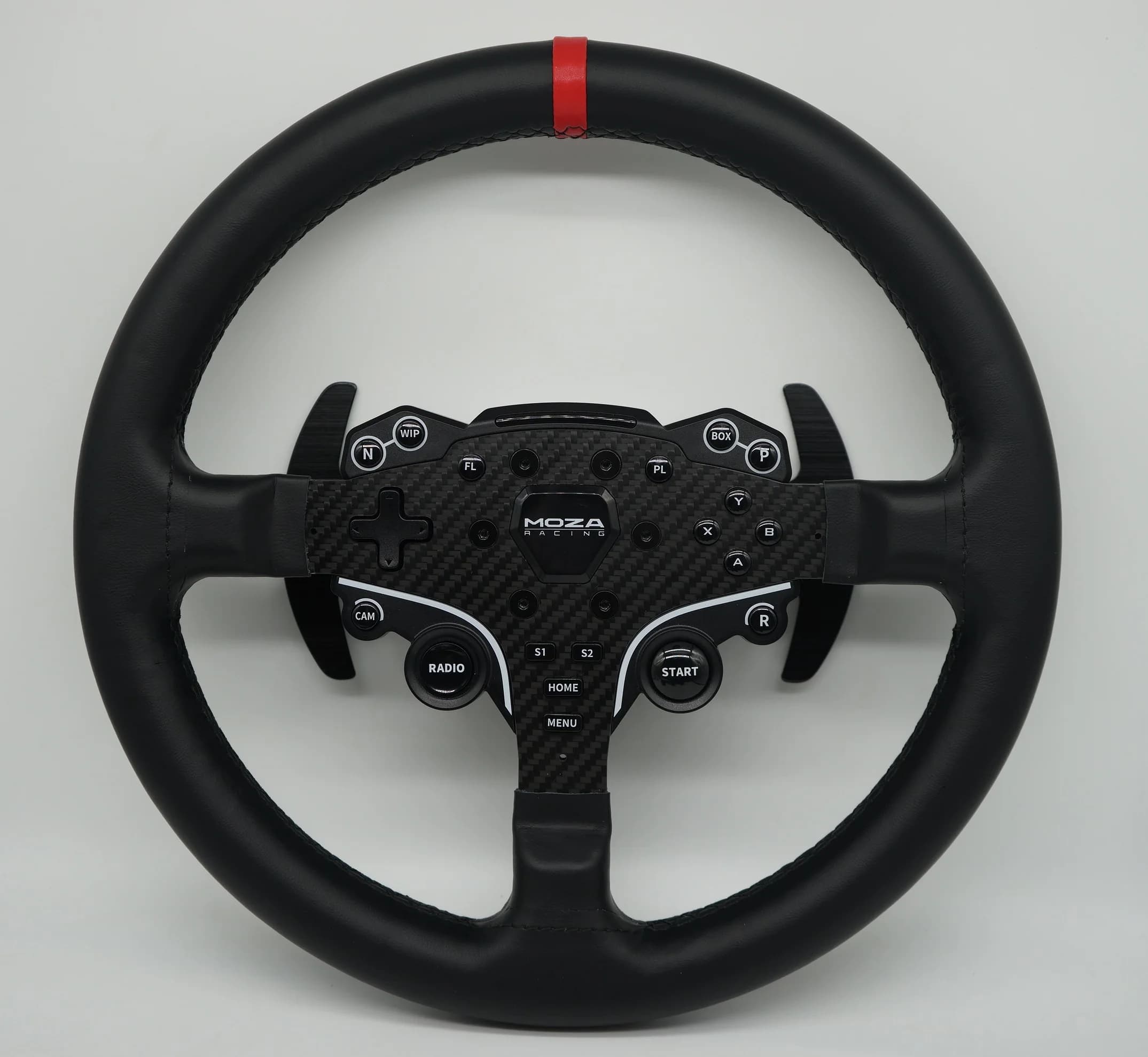 SIMPUSH 13 pouces 33 cm volant circulaire rallye sim course MOD pour MOZA R5 R3 ES ESX