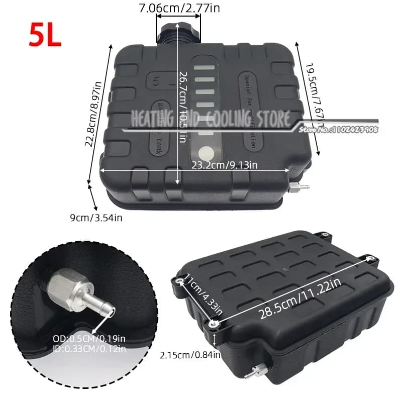 Réservoir de carburant de chauffage Diesel Portable 5L/8L, réservoir de chauffage d'air robuste et a