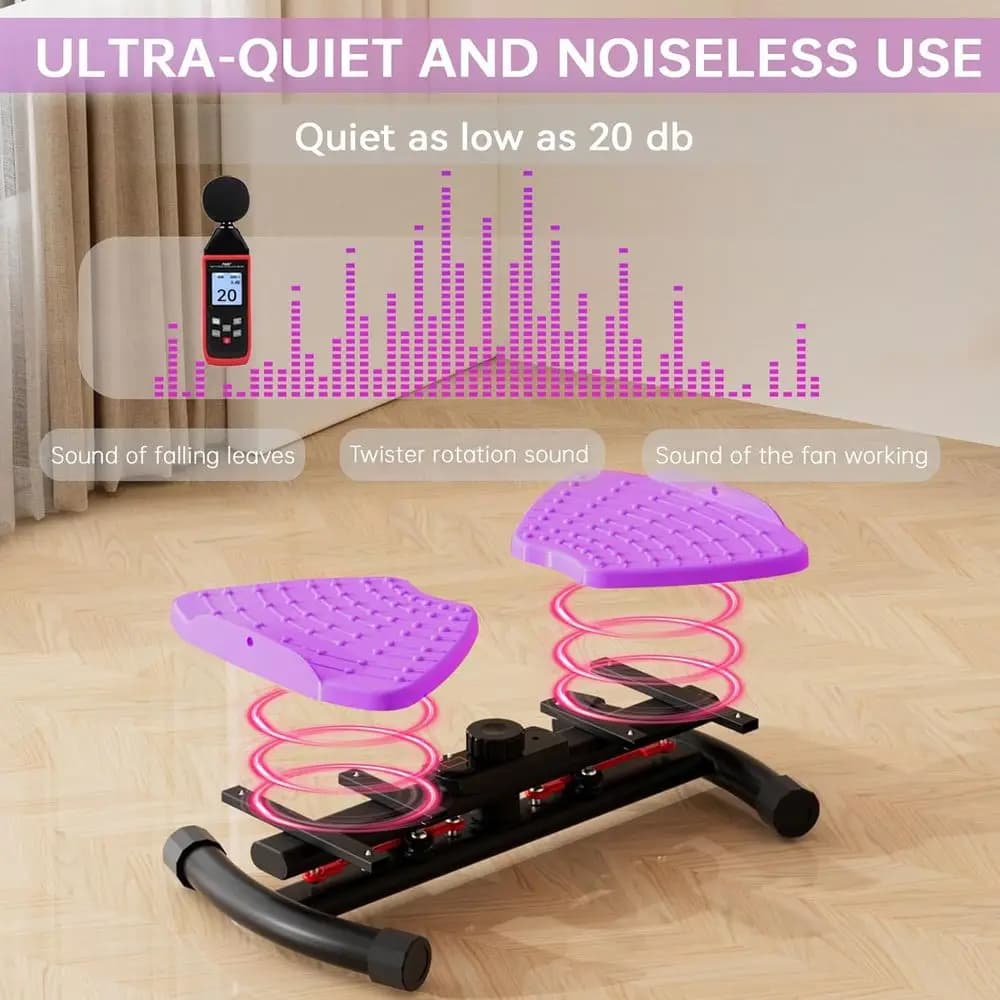 Appareil d'exercice pour la taille et le tronc avec écran LED, ultra-silencieux pour hommes et femme