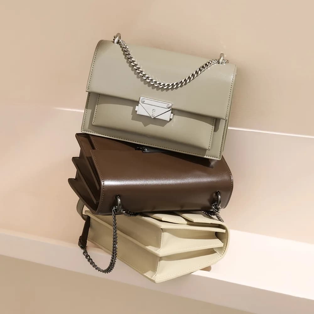 Sacs à main simples en cuir véritable personnalisés en usine pour femmes, sac à bandoulière de haute