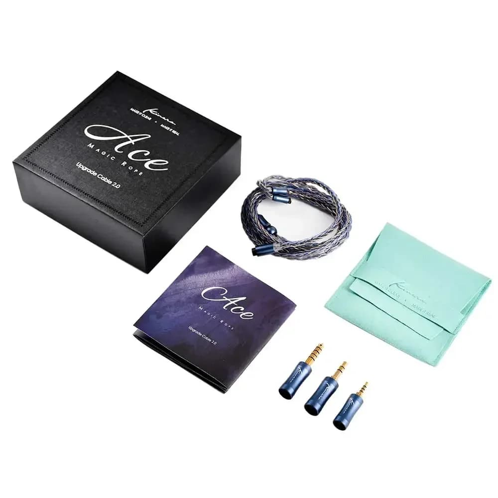 Câble d'écouteurs modulaire HIFI Kinera Ace 2.0 3-en-1 2.5+3.5+4.4mm avec connecteur équilibré détac