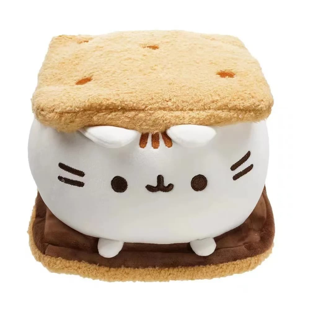 Mignon simulé chat poupée en peluche jouet Anime chat doux décoration de la maison table chambre déc