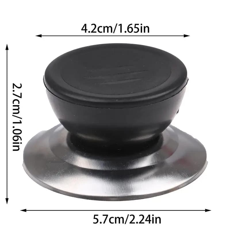 Poignée de couvercle de Pot 3 pièces, bouton de Pot en verre en plastique universel, tête de couverc