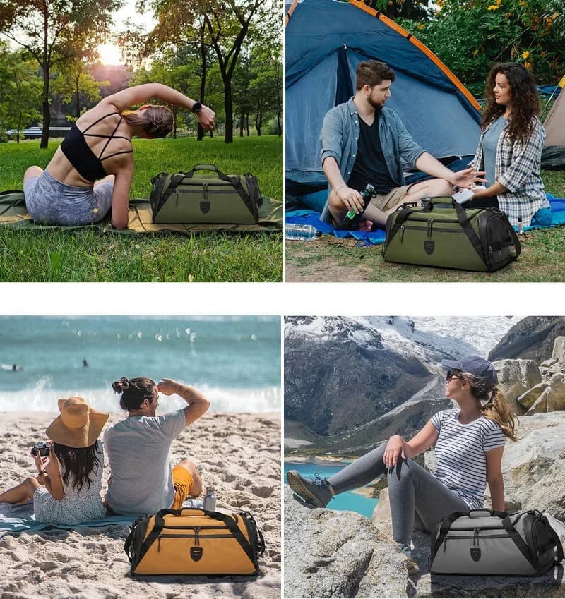 40L Sport Fitness sac sec humide séparation sacs de Sport pour hommes femmes en plein air randonnée 