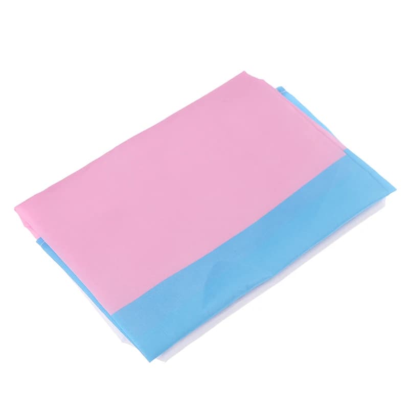 1 PC Flagnshow 90x150 cm Polyester fierté transgenre LGBT Trans arc-en-ciel drapeau