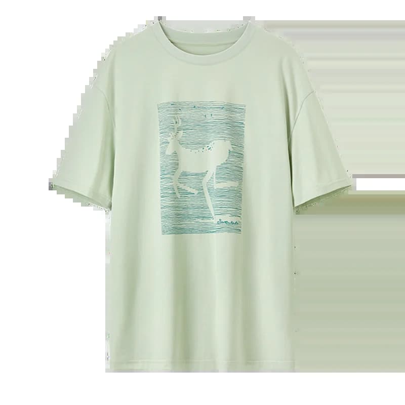 T-shirt femme SENTUBILA Line Art, collection Printemps 2026, coupe décontractée, col rond, manches c