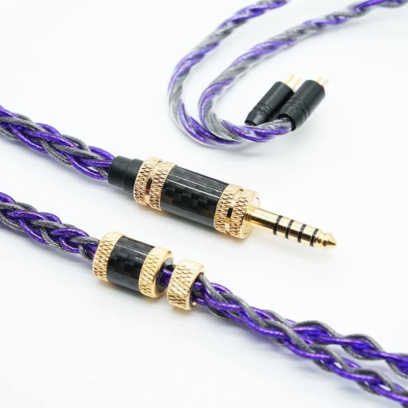 IvipQ-335 IEM HIFI Multi-ConEventsauna câble de téléphone câble de mise à niveau avec mini XLR/A2DC/