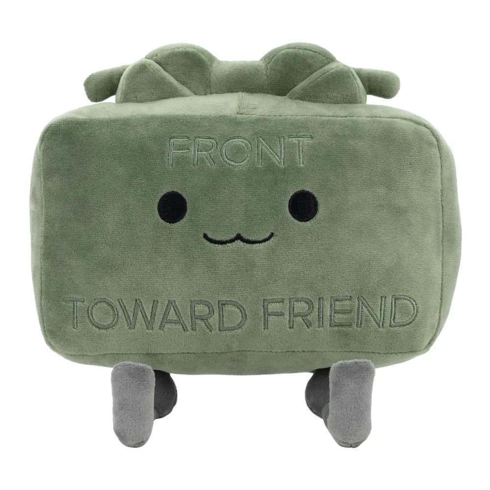 Poupée en peluche Claymore de 20CM, poupée carrée verte Kawaii, accessoires d'oreiller, modèle de Co