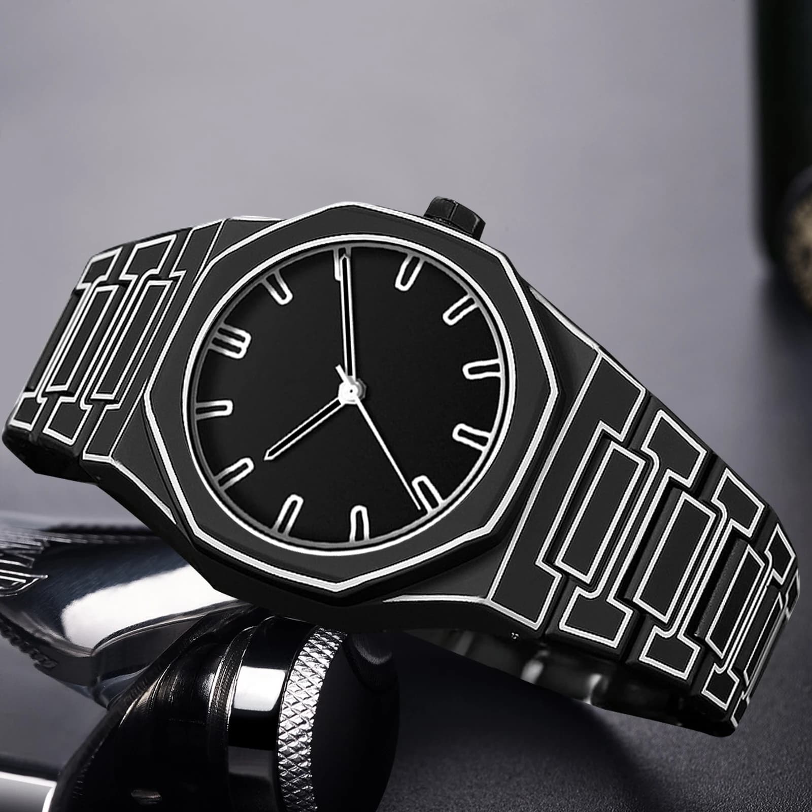 2025 nouveaux hommes créatifs montre en Silicone VA VA VOOM marque mouvement à Quartz lignes créativ