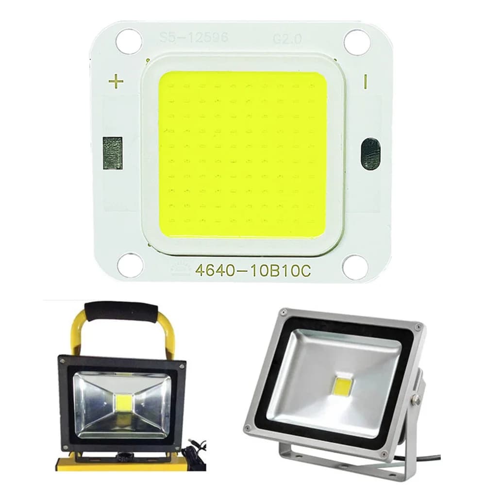 Puce LED COB 40W 20W 10W Super puissance 70W 60W 50W pour bricolage projecteur ampoules Diode LED pl