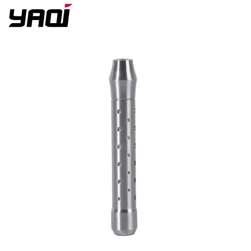 YAQI – manche de rasoir de sécurité en acier inoxydable, longueur 80mm, léger, 59g, outil de rasage 